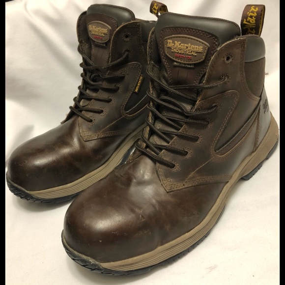 Dr. Martens Shoes Dr Martens Industrial Safety Toe Brown Boots Poshmark